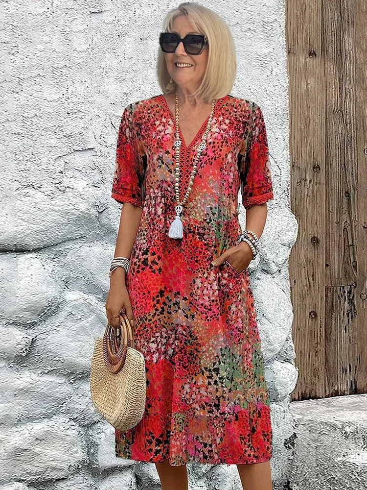 Abito Midi Rosalind Bloom