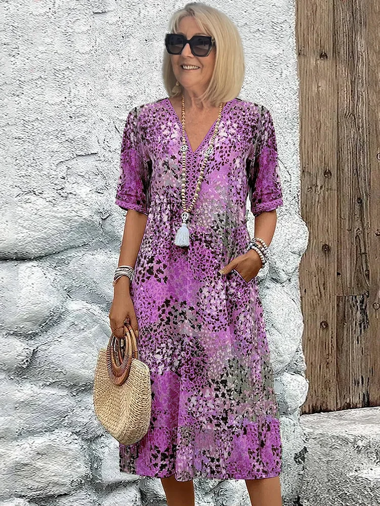 Abito Midi Rosalind Bloom