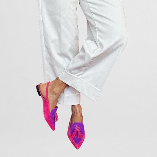 Frendessa | Fringed Ballerina Flats
