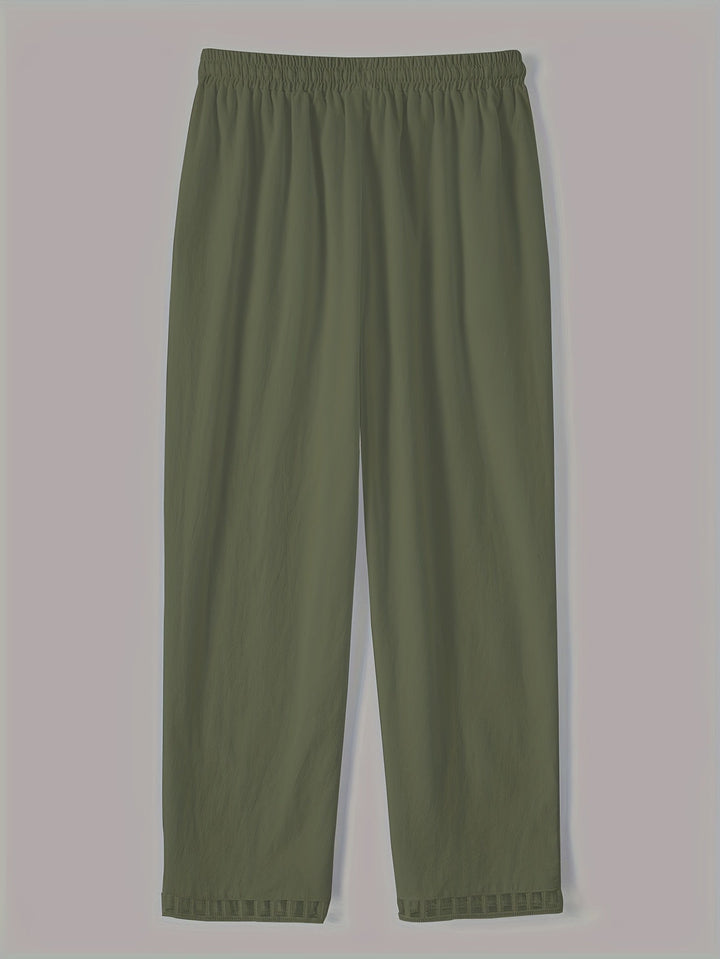 Wren – Pantaloni Cropped Relax con Dettagli in Contrasto