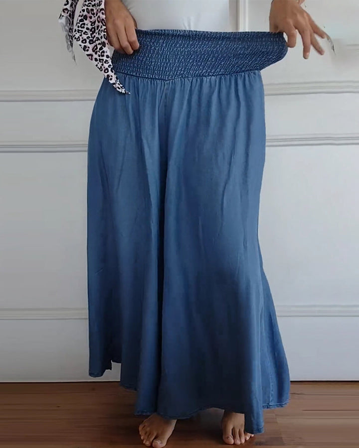 Jasper | Pantaloni Smock a Vita Alta