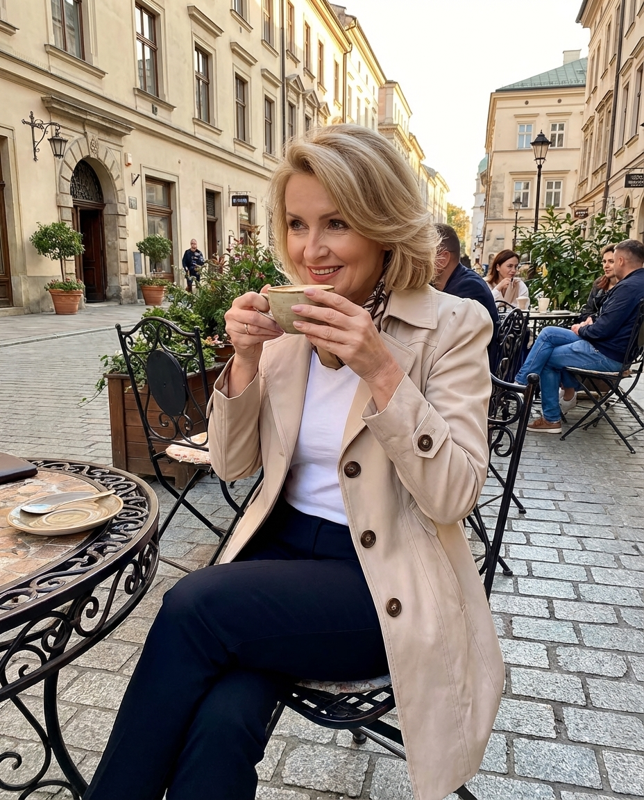Olivia – Cappotto Estivo Vintage Elegante