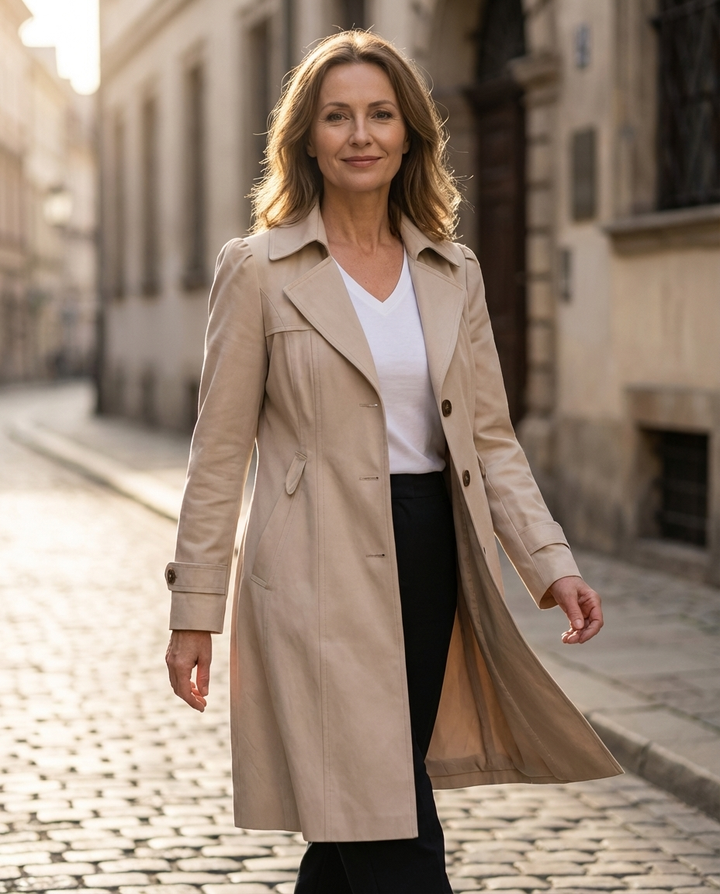 Olivia – Cappotto Estivo Vintage Elegante