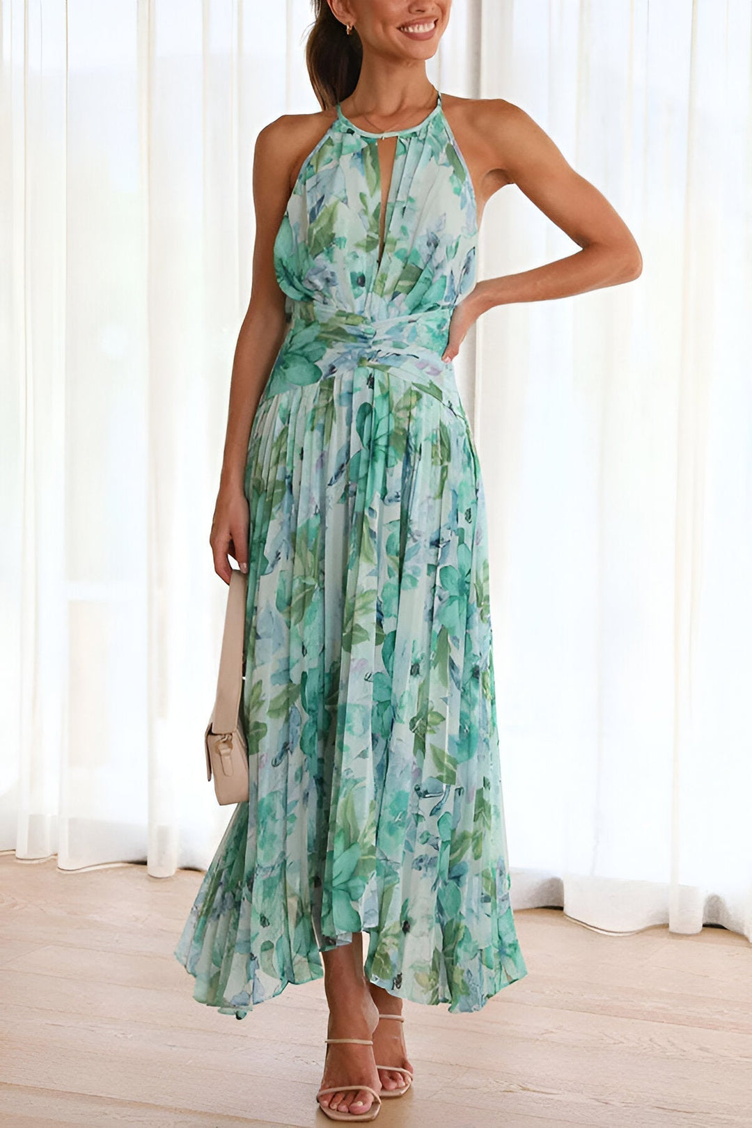 JOYCE™ | Abito con Charme Floreale