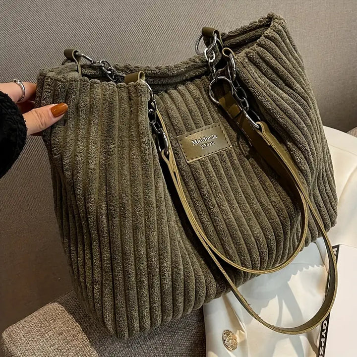 MEGAN | BORSA IN CORDUROY DI COTONE