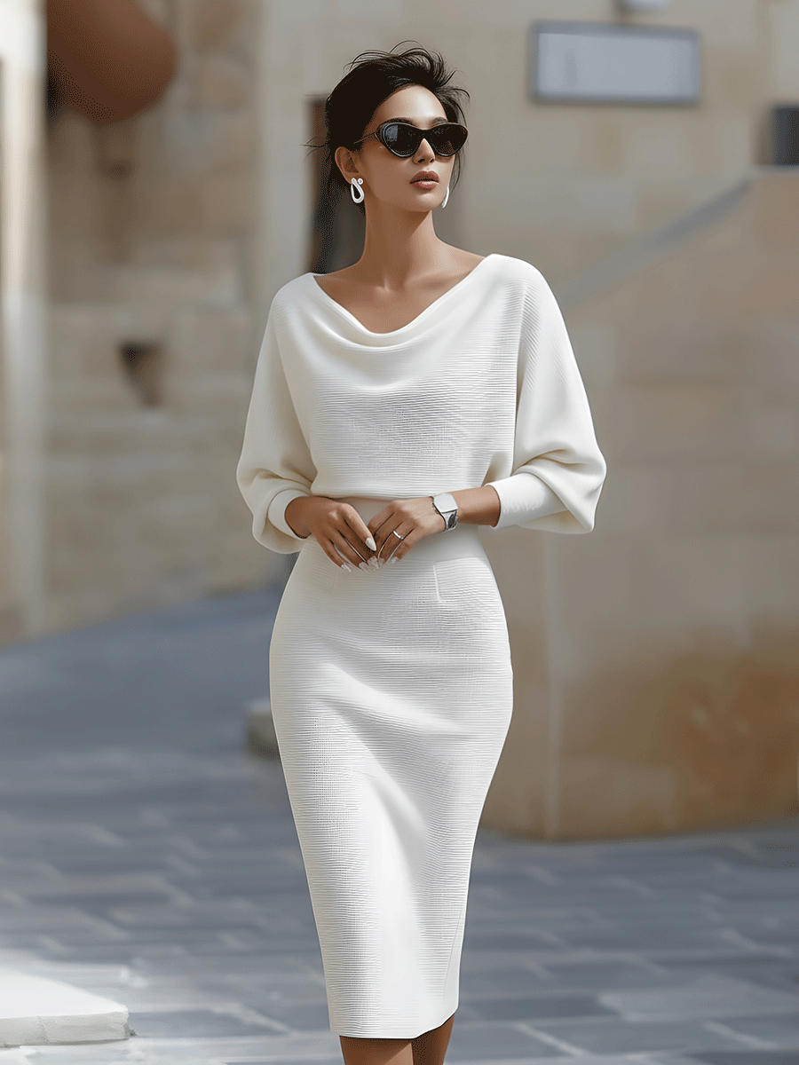 Elowira Midi Dress Eleganza Quotidiana