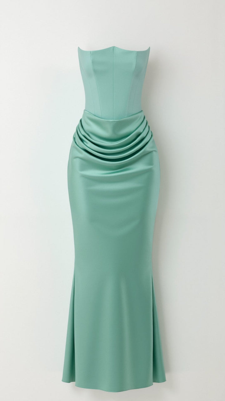 Esmeralda - Abito lungo con corsetto