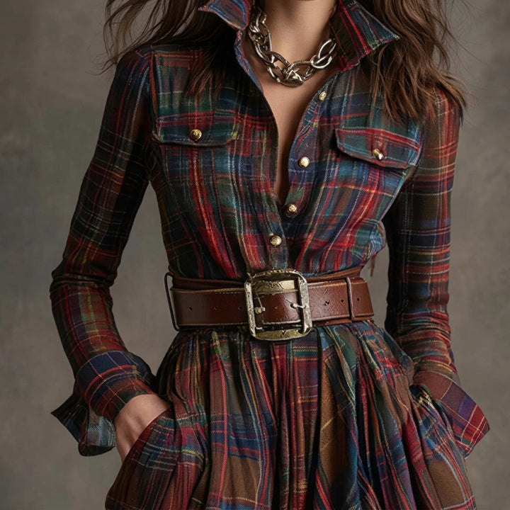 Mariana - Abito Camicia con Cintura