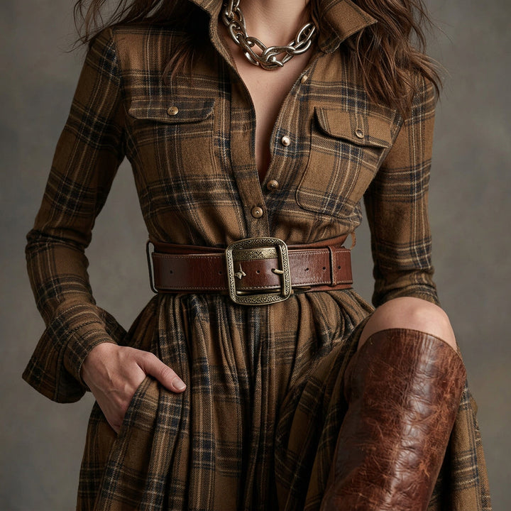 Mariana - Abito Camicia con Cintura