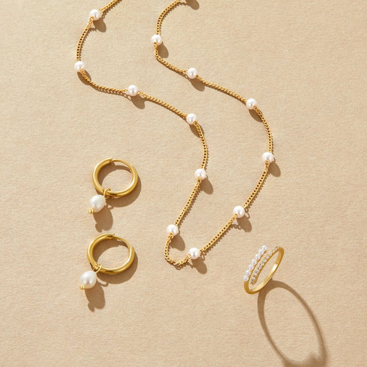 Orecchini in perle di acqua dolce Bella