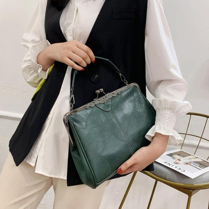 Vintage Bag with Snap Closure