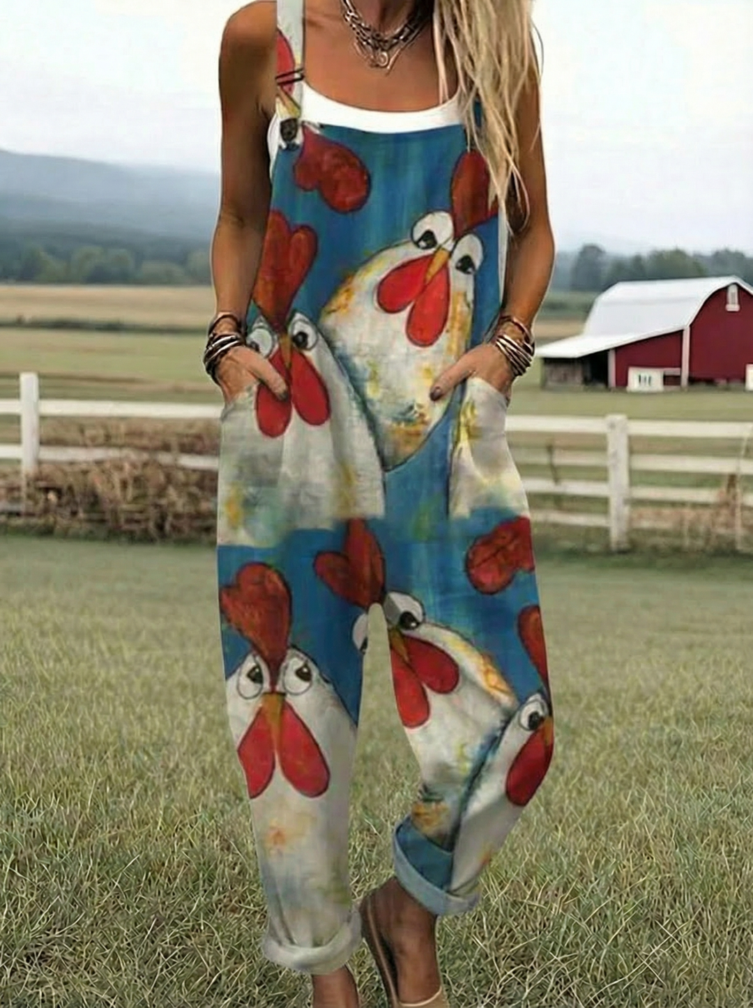 LS™ | Vintage Printed Salopette