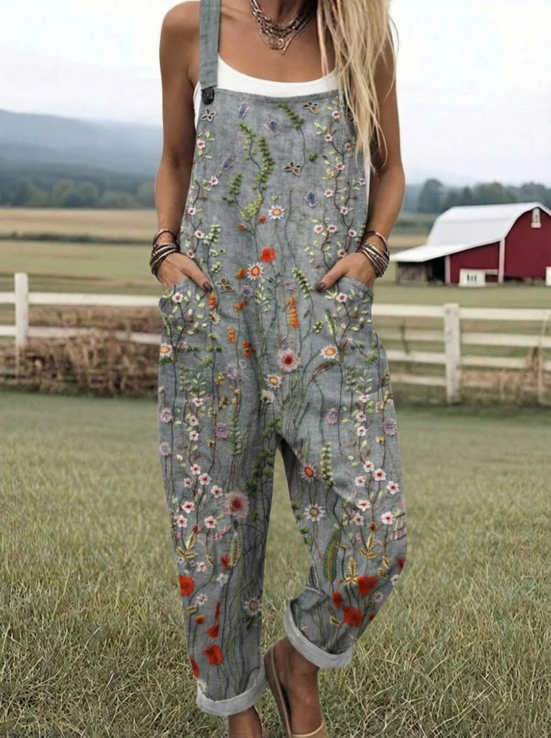 LS™ | Pantaloni da Giardino Comfort Fit con Stampa