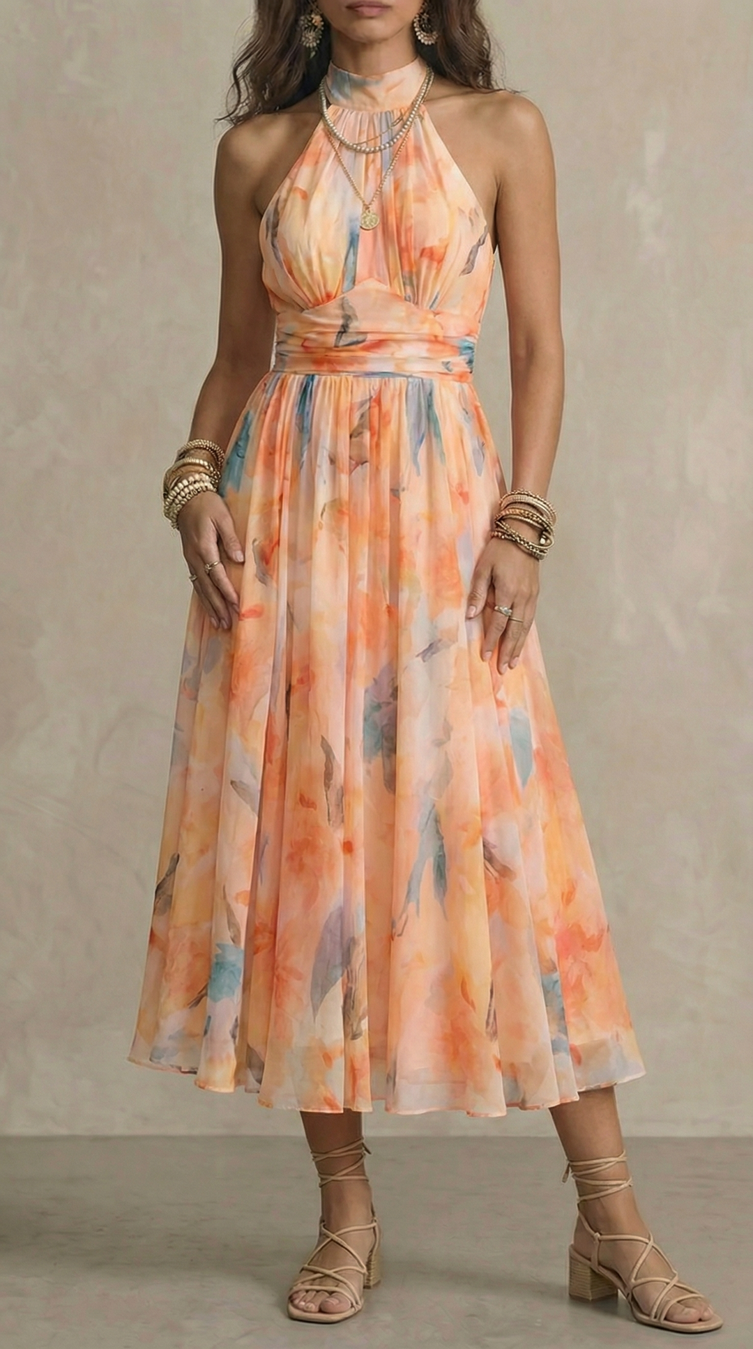 Aurora | Vestito con Collo Halter