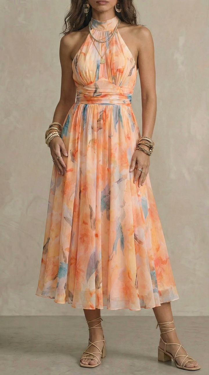 Aurora | Vestito con Collo Halter