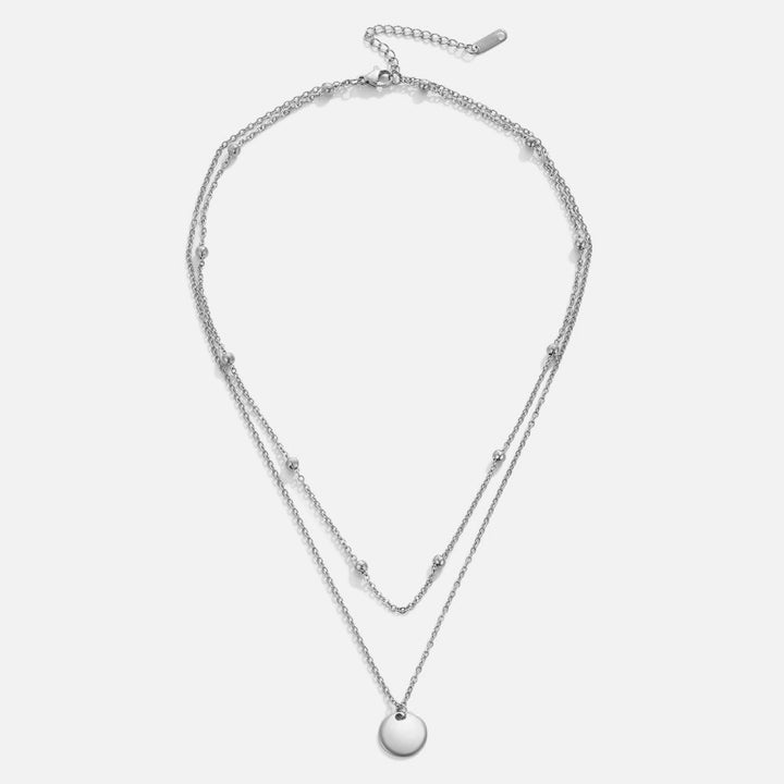 Collana a strati in argento