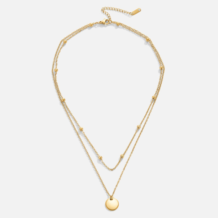 Collana a strati in acciaio