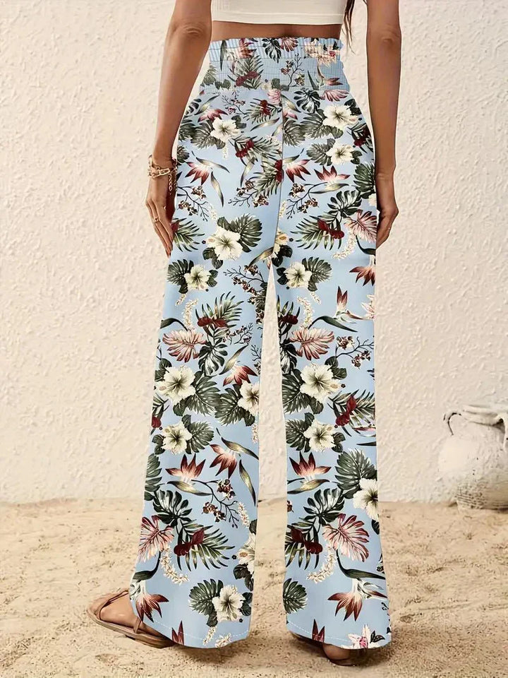 Pantaloni Stile Alexa™ con Stampa Floreale