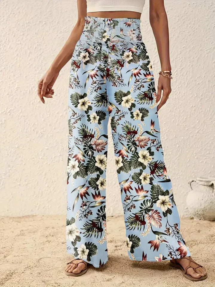Pantaloni Stile Alexa™ con Stampa Floreale