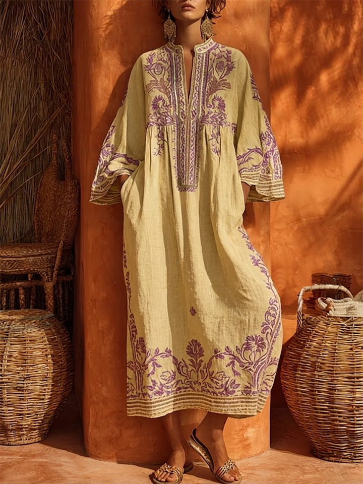Celestina | Abito Boho con Charme Mediterraneo