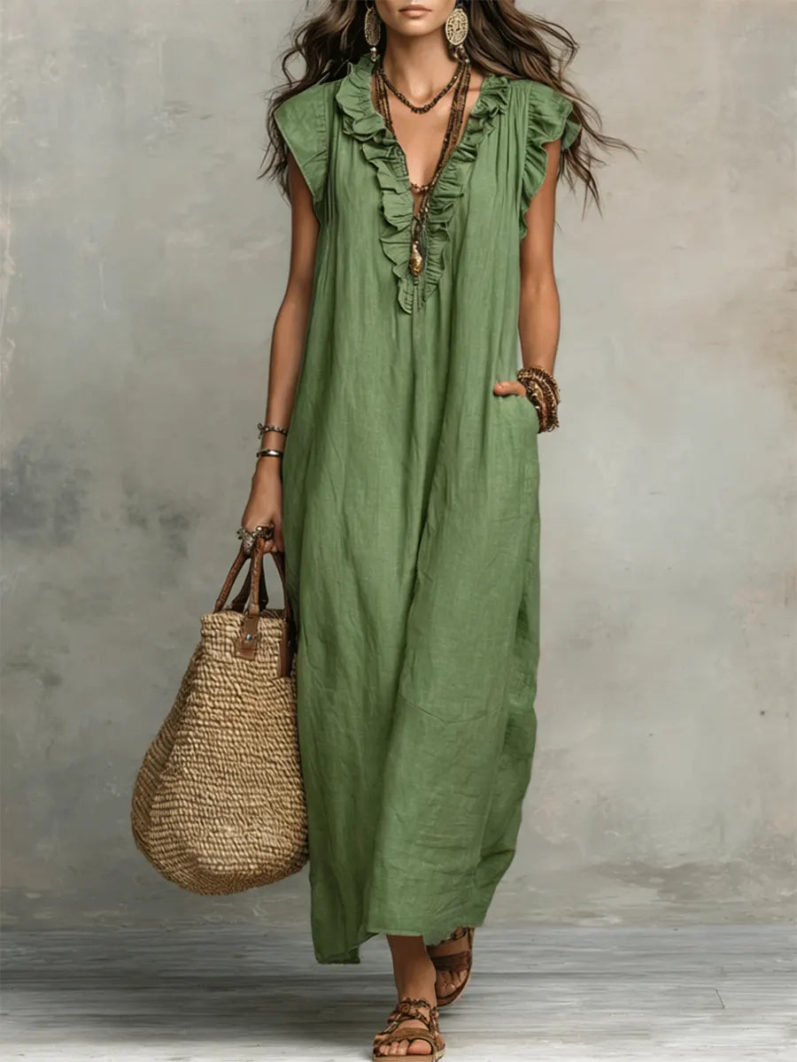 Camelia | Abito Bohemien Lungo