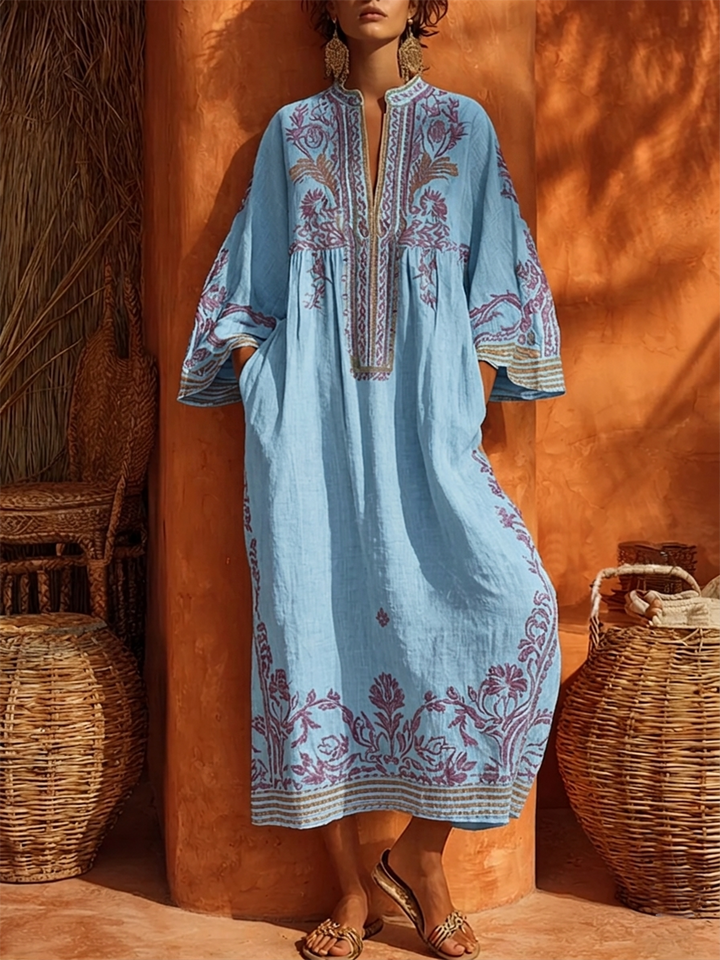 Celestina | Abito Boho con Charme Mediterraneo