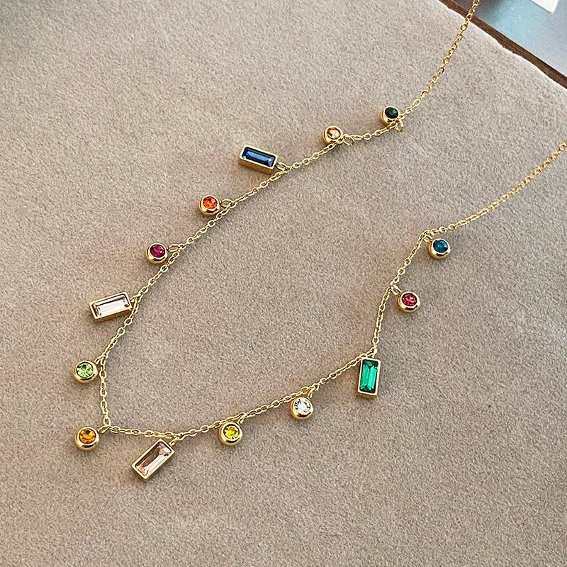 Choker Elegante con Cristalli Dainty Distribuiti