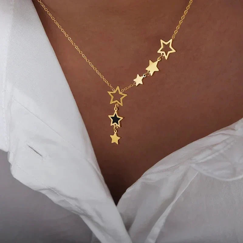 Collana Celeste con Stella Cadente