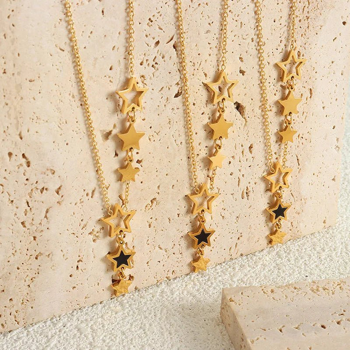 Collana Celeste con Stella Cadente
