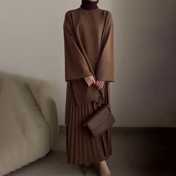 Florance | Elegante completo donna a due pezzi con pieghe