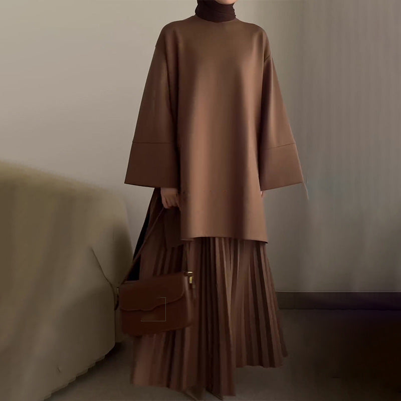 Florance | Elegante completo donna a due pezzi con pieghe