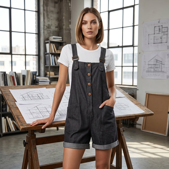 Alicja™| Tuta Retro con Spalline Regolabili