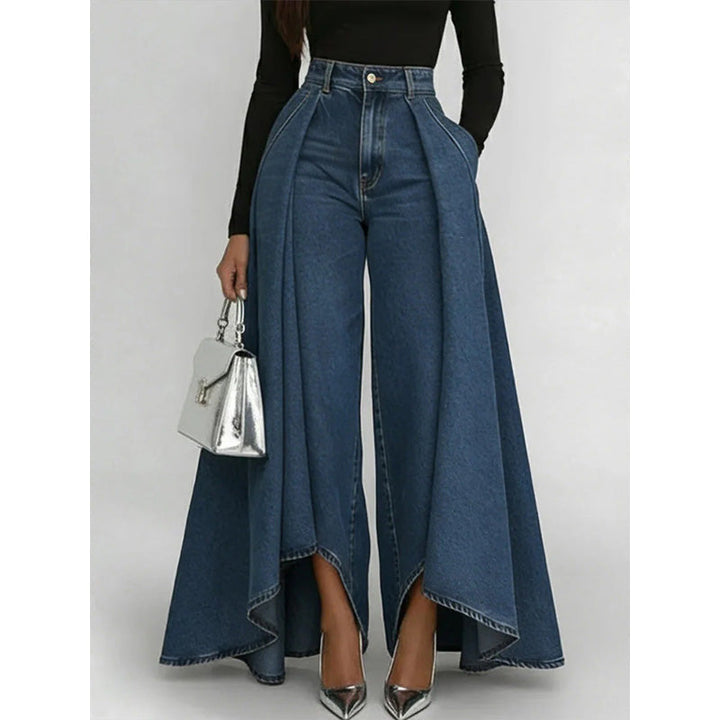 👖✨ Jeans avanguardistici, larghi con vita alta