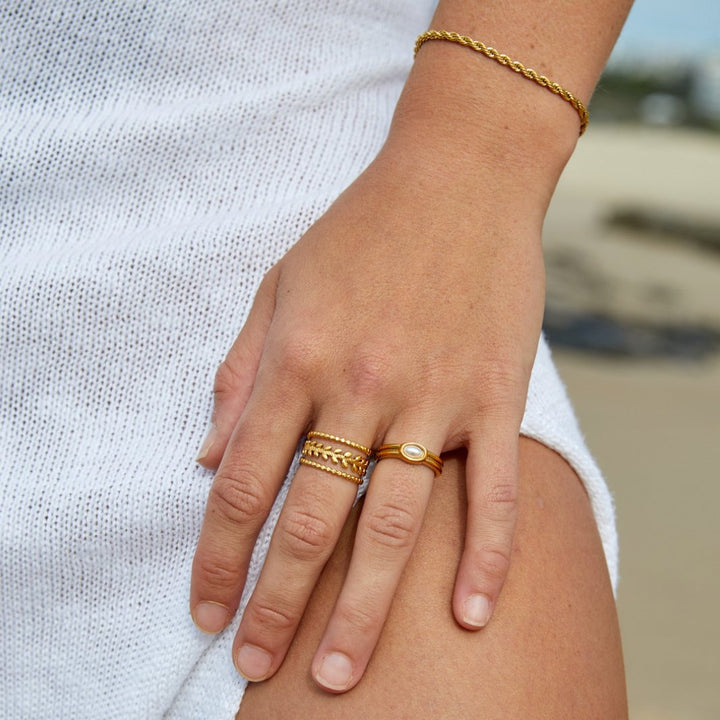 Bracciale d'Oro Chic Contorto