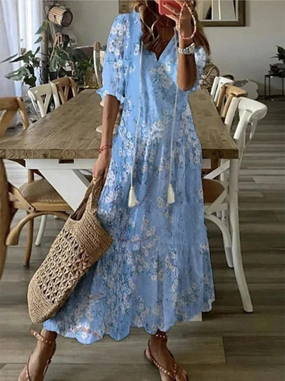 ARIA | Vestito Boho con Copertura per la Pancia