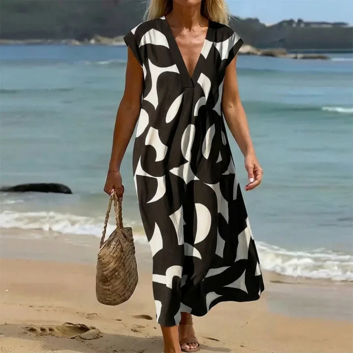 Tatiana™ | Abito Maxi con Dettagli Intagliati